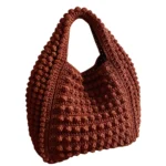 Handmade Crochet Tote Bag – Ferrara Style Shoulder Bag, Large Boho Purse, Summer Beach Bag for Women - Image 4